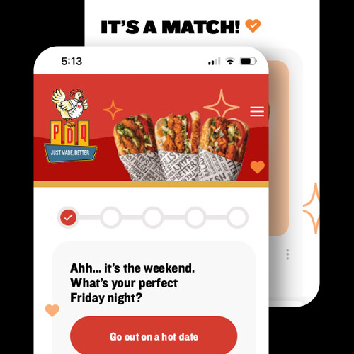 PDQ questionnaire on a mobile phone screen