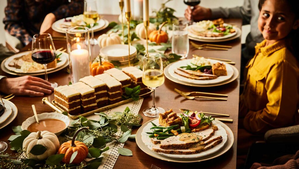 Fleming's Thanksgiving catering spread