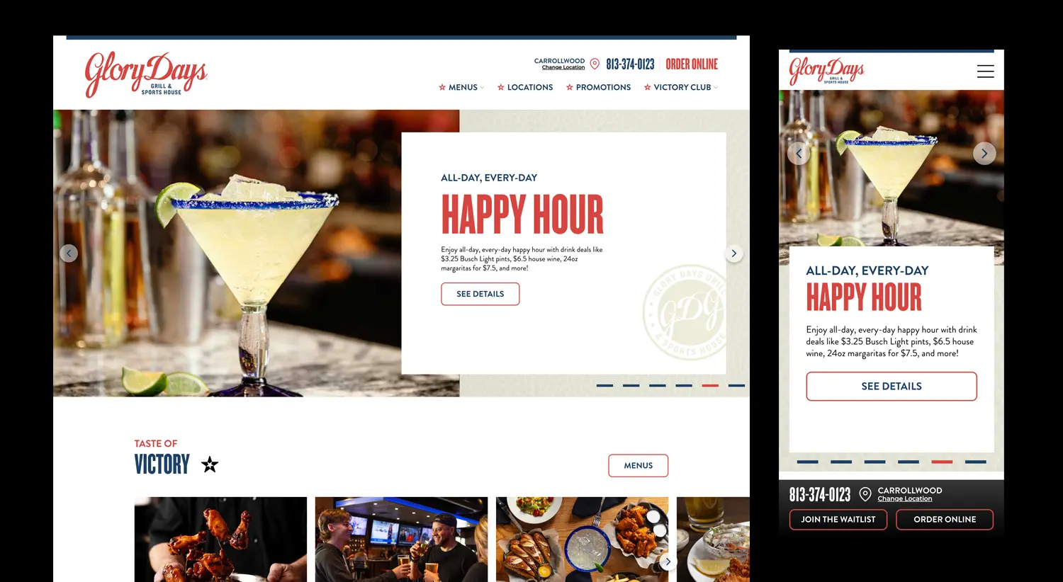 Glory Days Grill case study