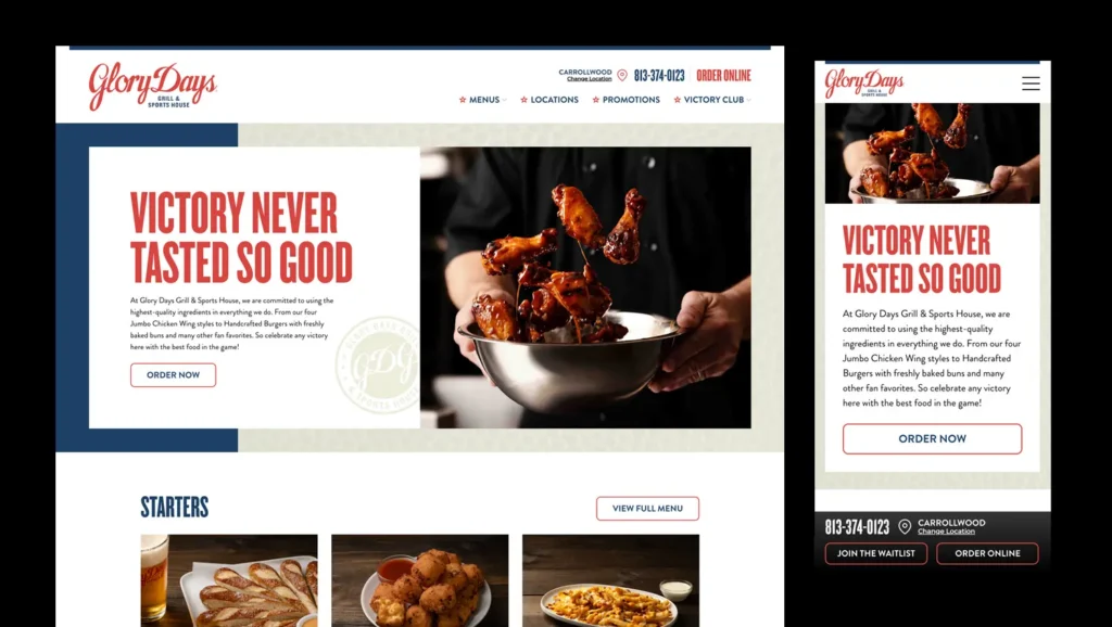 Glory Days Grill case study