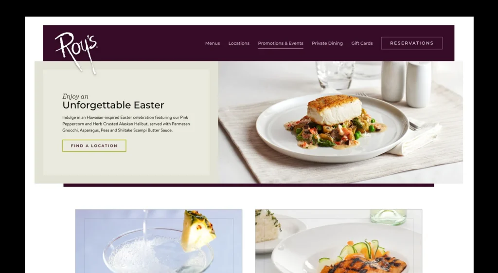 Roy's Restaurant case study