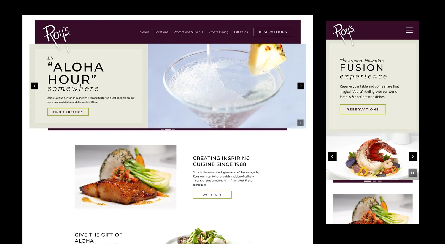 Roy's Restaurant case study
