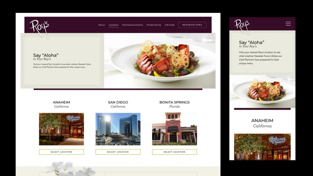 Roy's Restaurant case study
